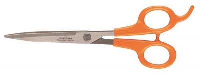 Hajvágó olló, 17 cm, FISKARS "Classic", narancssárga