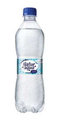 Ásványvíz, szénsavas, NATUR AQUA, 0,5 l