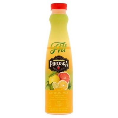 Szörp, light, 0,7 l, PIROSKA "Fitt", citrus