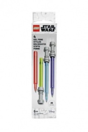 Zseléstoll készlet, 0,7 mm, fénykard, LEGO "Star Wars", 4 különböző szín